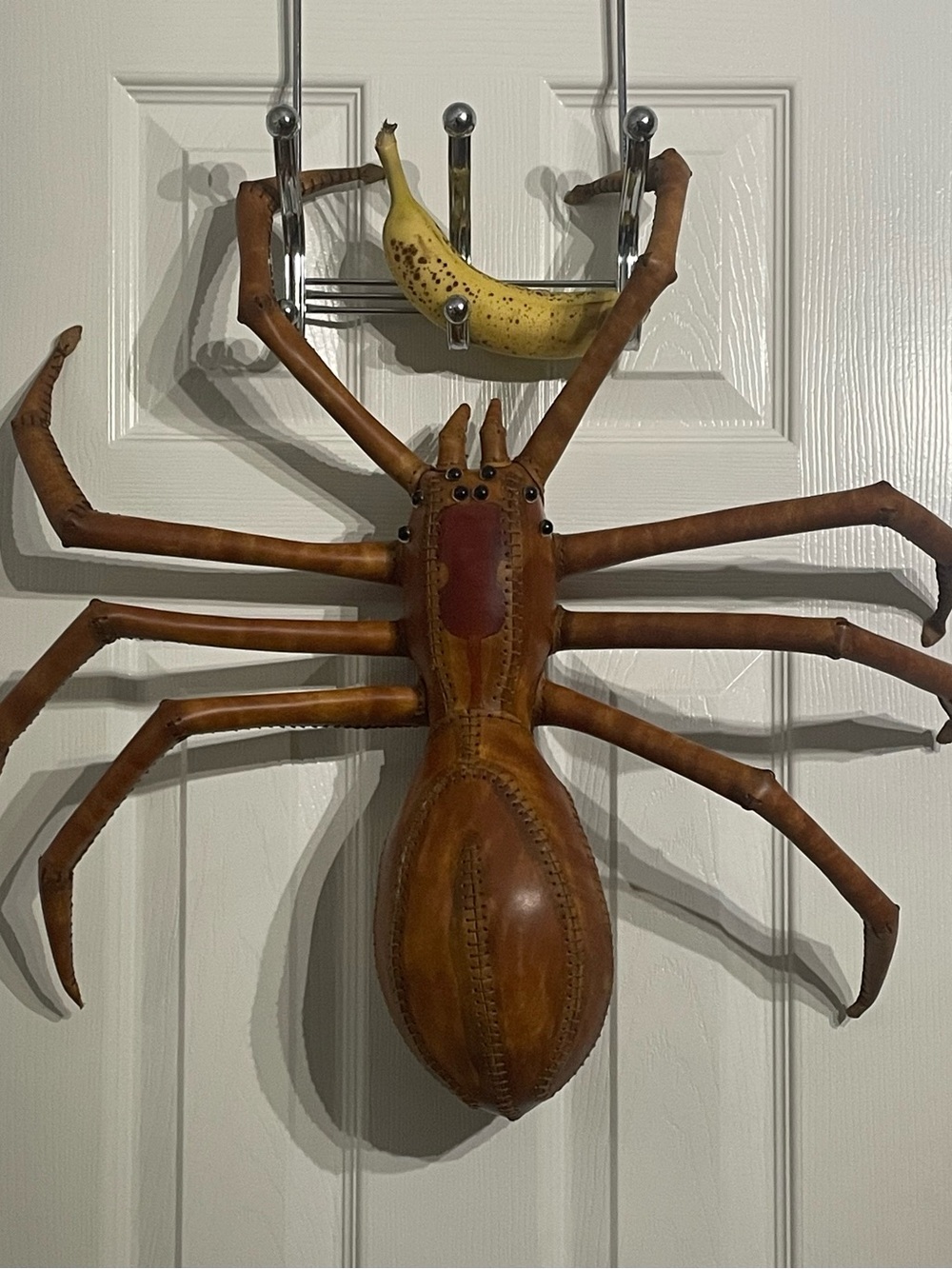 Handcrafted Brown Recluse Leather Spider